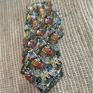 RARE BASF Limited Edition Multicoloured‎ I LOVE YOU Silk Tie